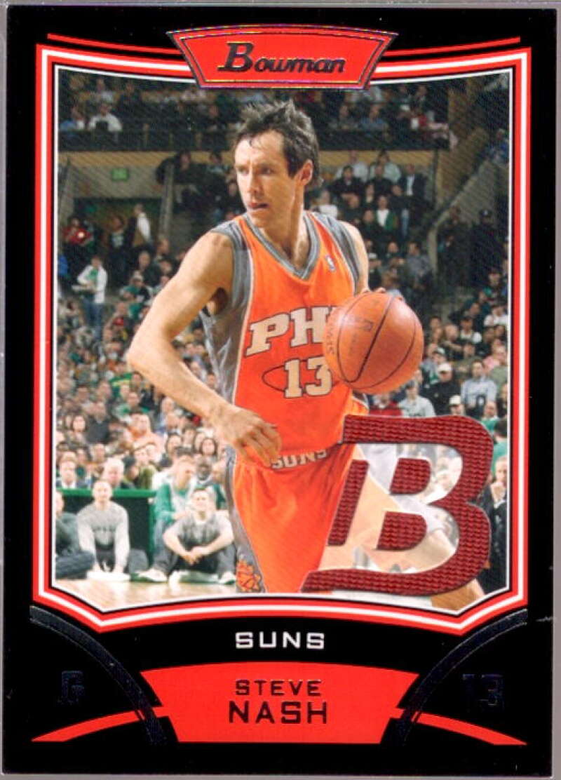 Steve Nash Card 2008-09 Bowman Relics #BRSN  Image 1