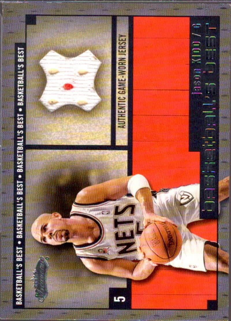 Jason Kidd Card 2002-03 Fleer Showcase Basketball's Best Memorabilia #BBM3  Image 1