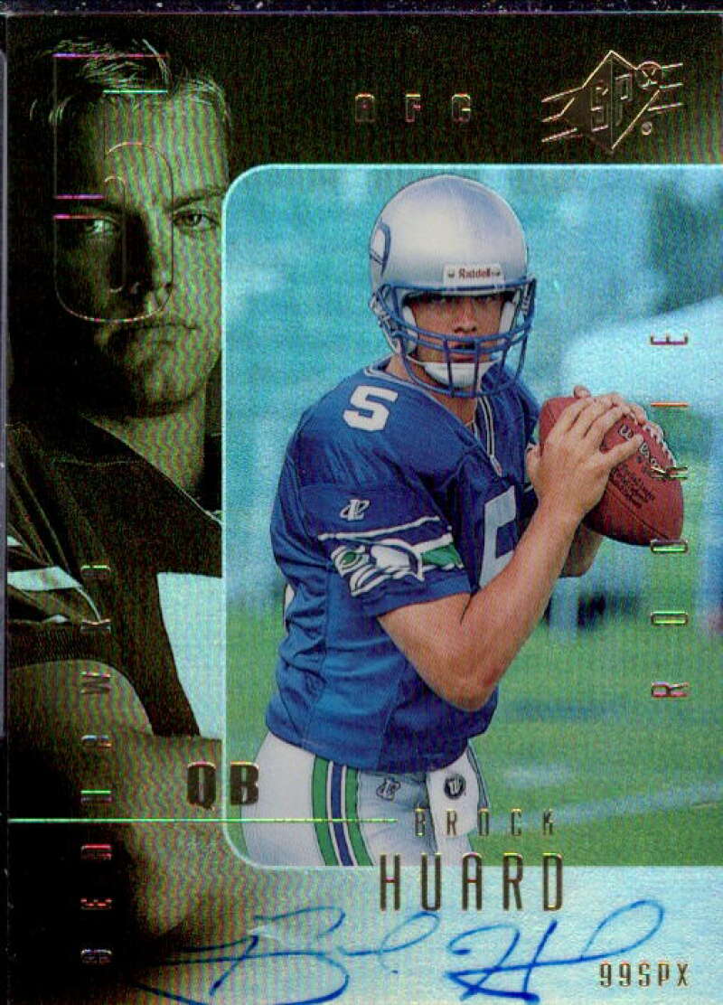 Brock Huard AU RC Card 1999 SPx #128  Image 1