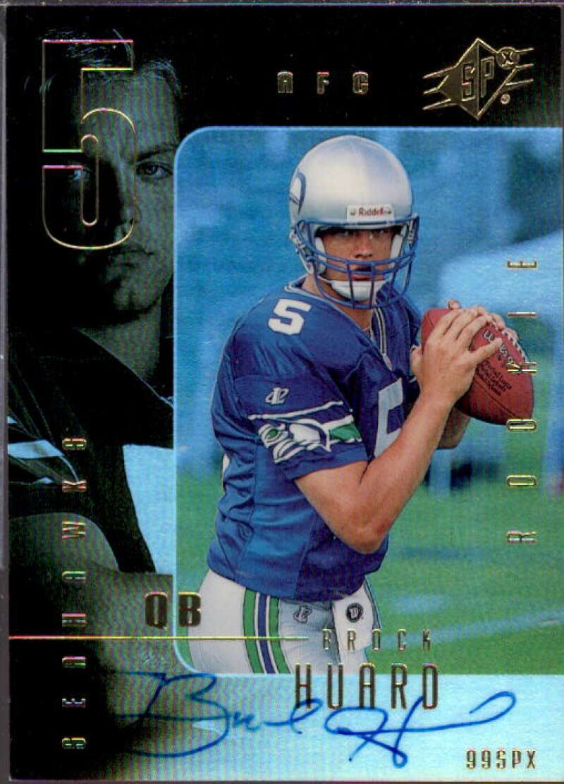 Brock Huard AU RC Card 1999 SPx #128  Image 1