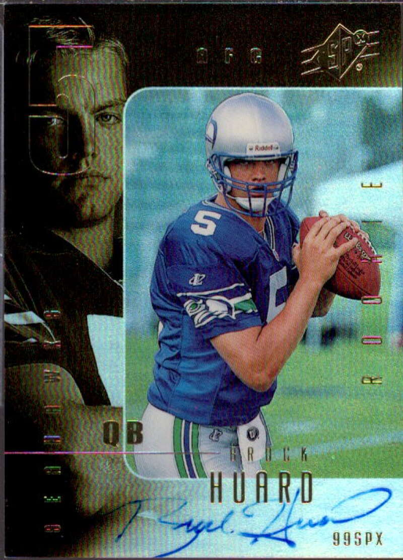 Brock Huard AU RC Card 1999 SPx #128  Image 1