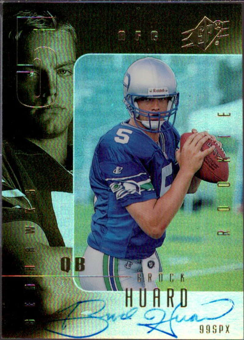 Brock Huard AU RC Card 1999 SPx #128  Image 1