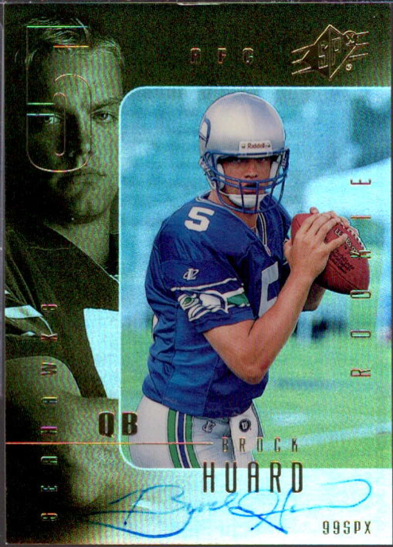 Brock Huard AU RC Card 1999 SPx #128  Image 1