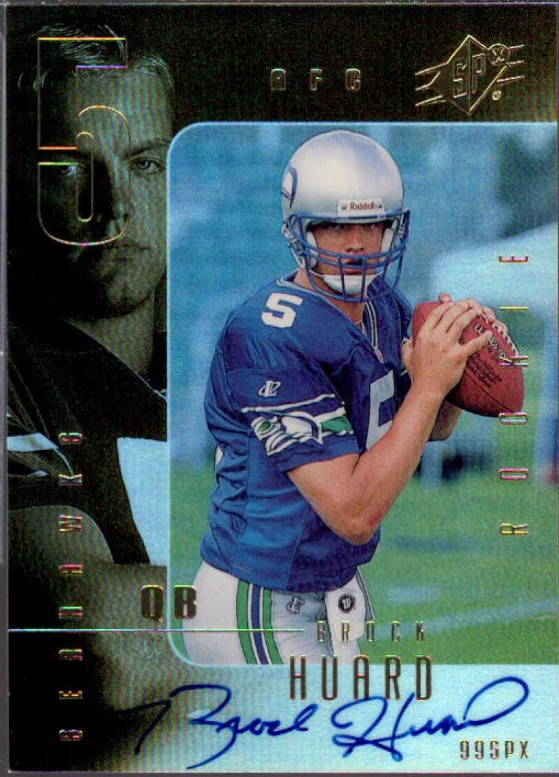 Brock Huard AU RC Card 1999 SPx #128  Image 1