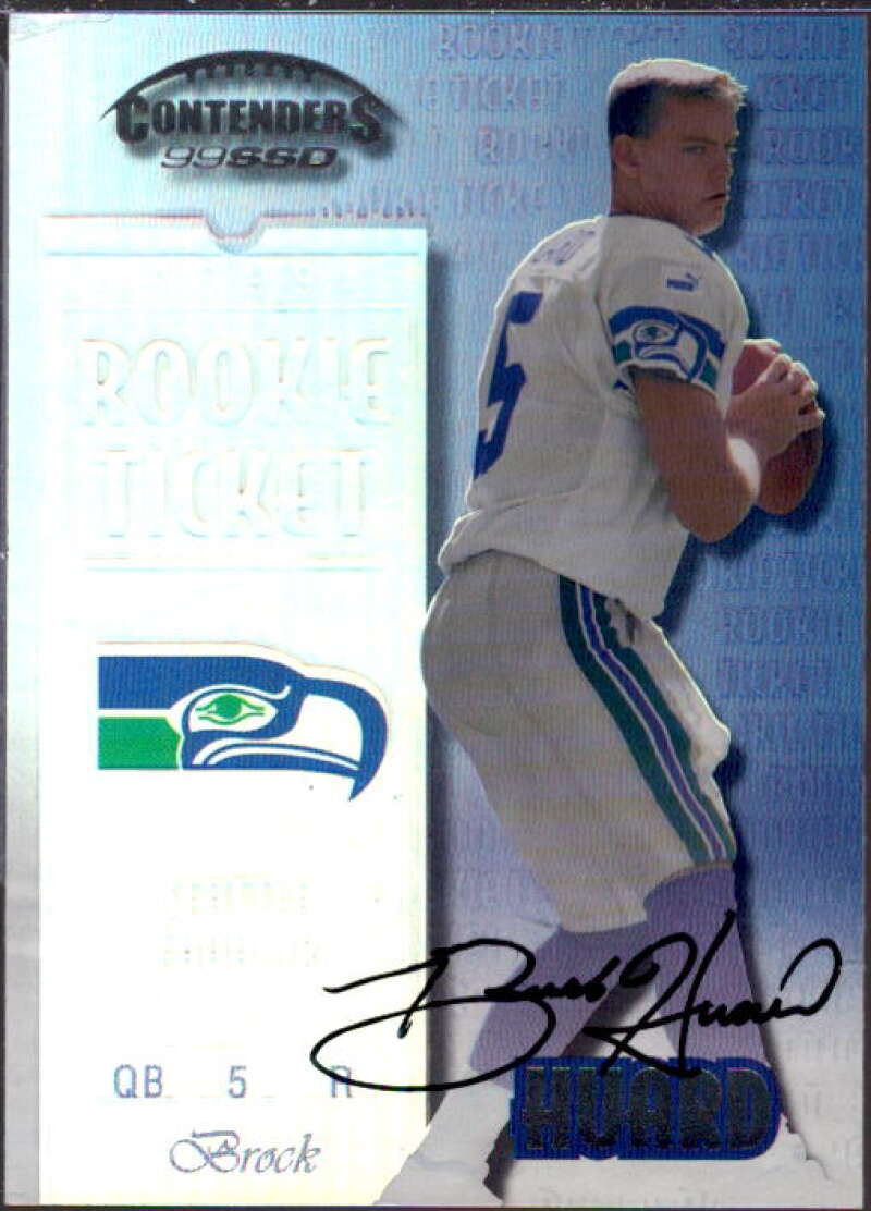 Brock Huard AU/1325* RC Card 1999 Playoff Contenders SSD #150  Image 1