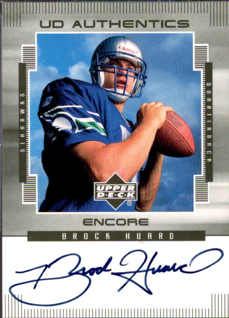 Brock Huard Card 1999 Upper Deck Encore UD Authentics #BH  Image 1