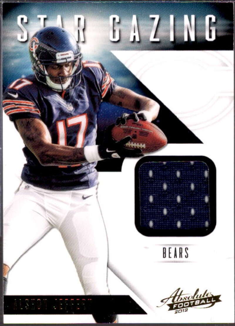 Alshon Jeffery Card 2012 Absolute Star Gazing Materials #3  Image 1