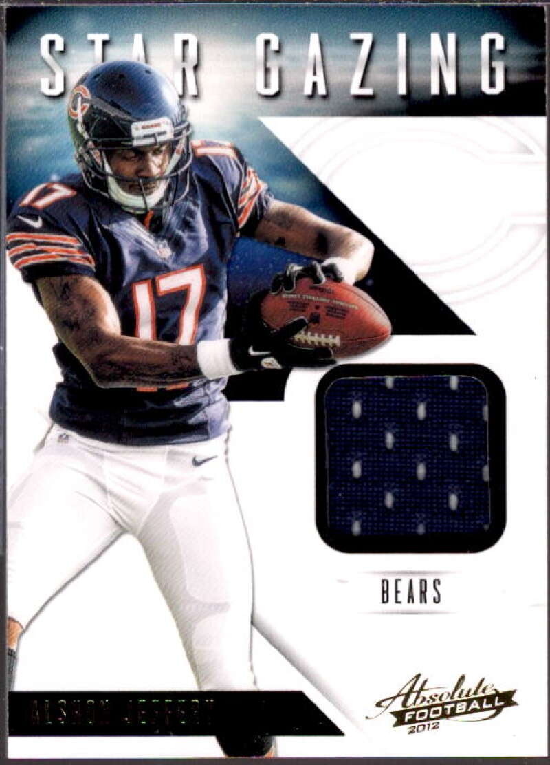 Alshon Jeffery Card 2012 Absolute Star Gazing Materials #3  Image 1