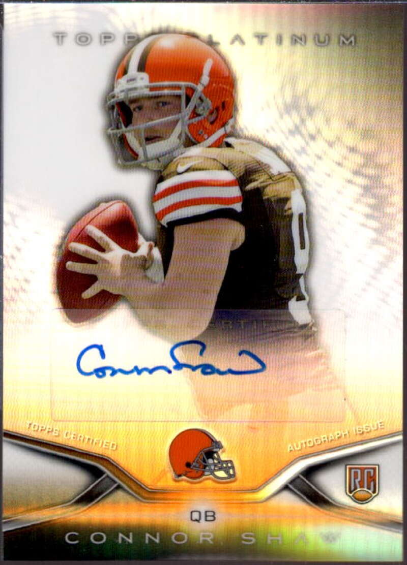 Connor Shaw Card 2014 Topps Platinum Autographs Refractors #40  Image 1