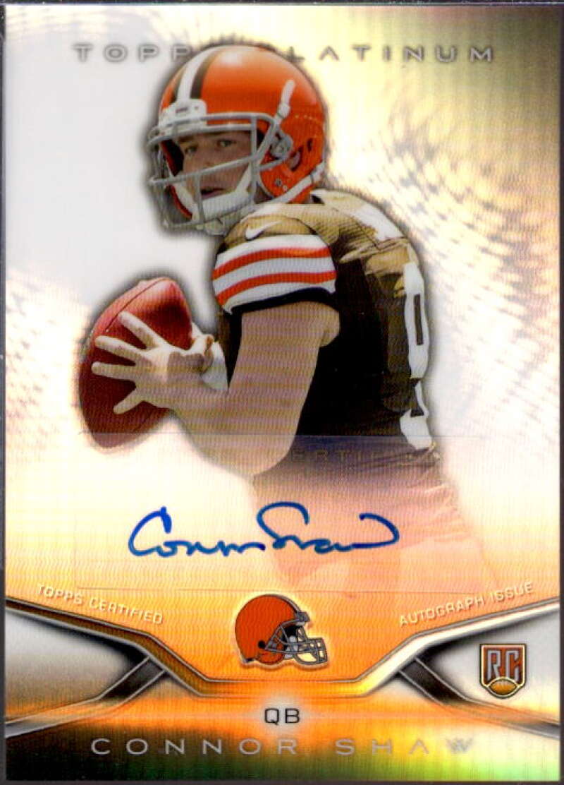 Connor Shaw Card 2014 Topps Platinum Autographs Refractors #40  Image 1