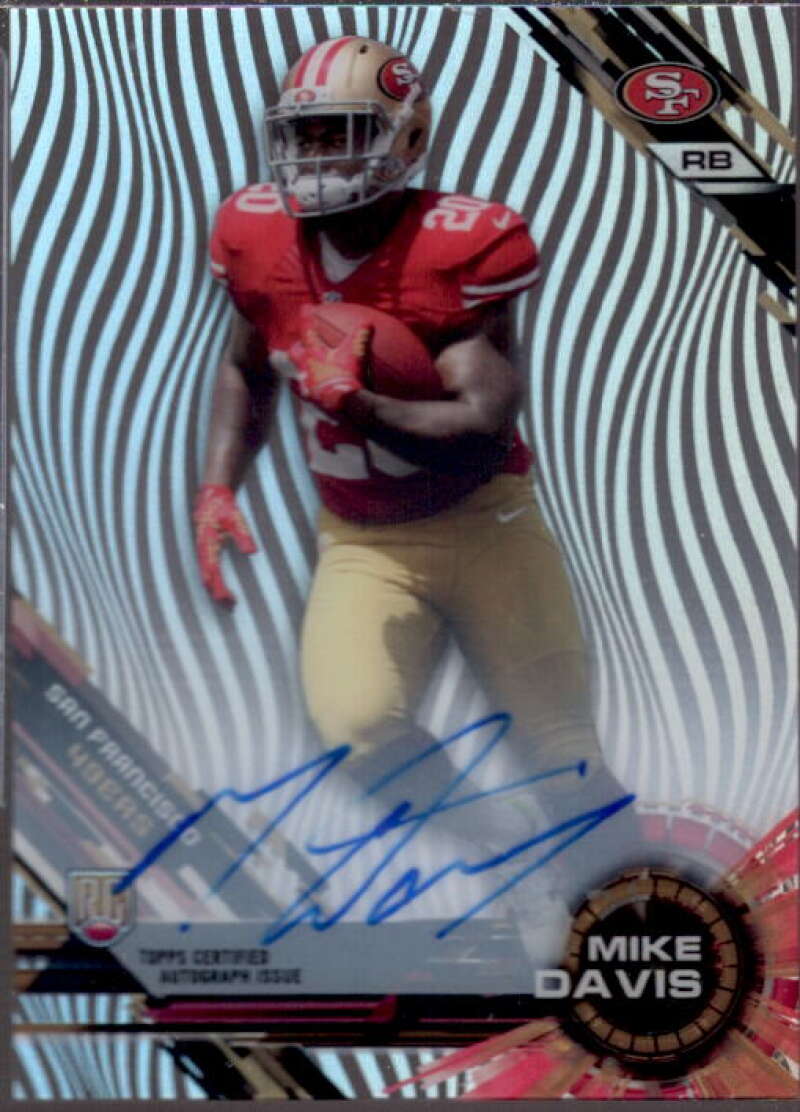 Mike Davis Card 2015 Topps High Tek Autographs #90  Image 1