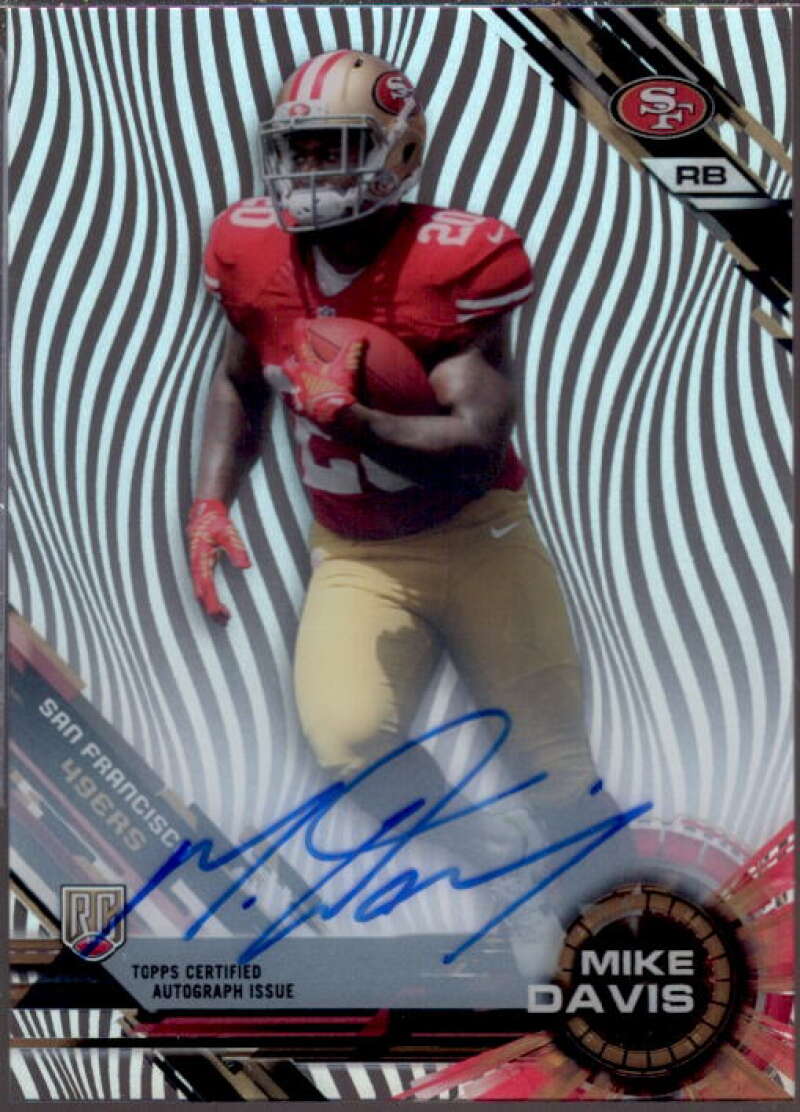 Mike Davis Card 2015 Topps High Tek Autographs #90  Image 1