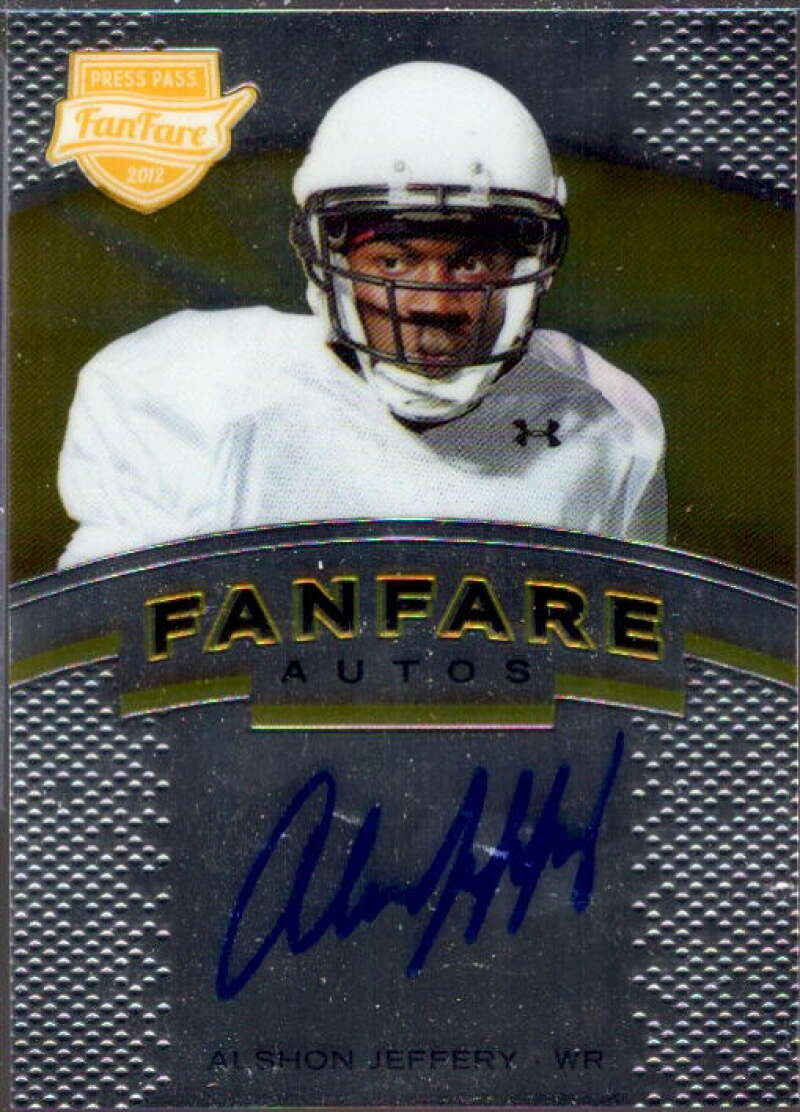 Alshon Jeffery AU Card 2012 Press Pass Fanfare #FFAJ2  Image 1