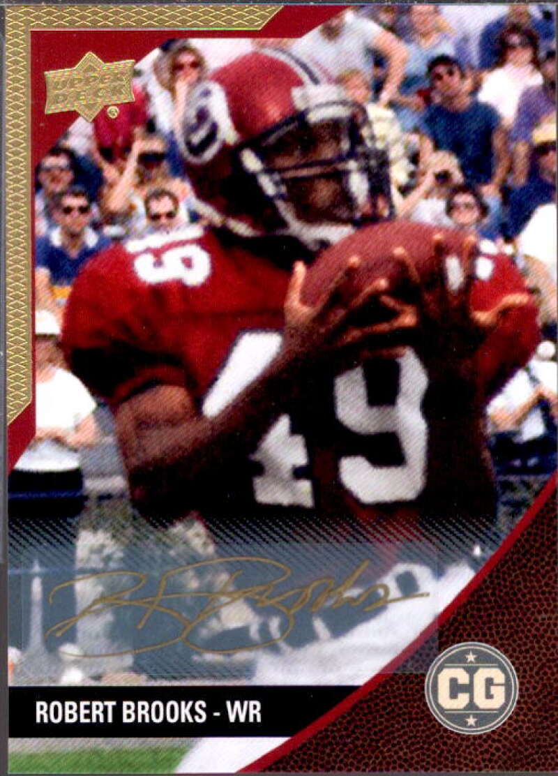 Robert Brooks Card 2014 Upper Deck Conference Greats Autographs #71  Image 1