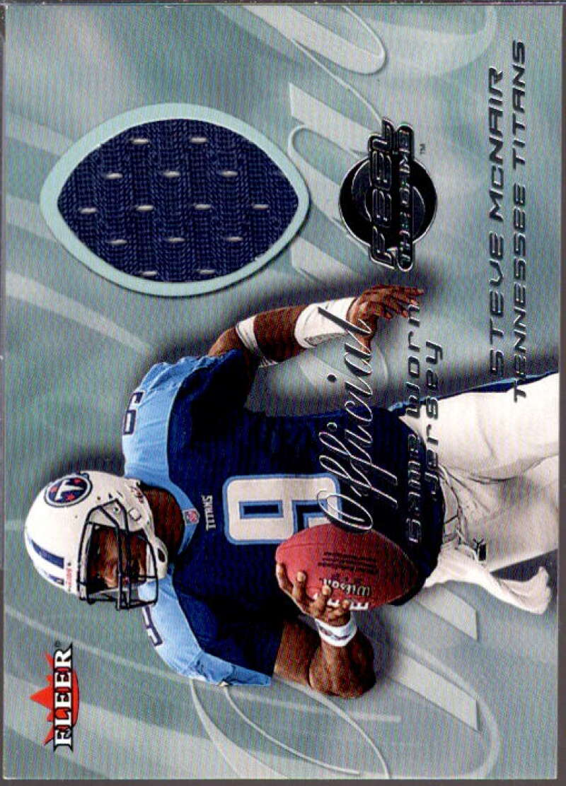 Steve McNair Blue Card 2000 Fleer Tradition Feel the Game #43  Image 1