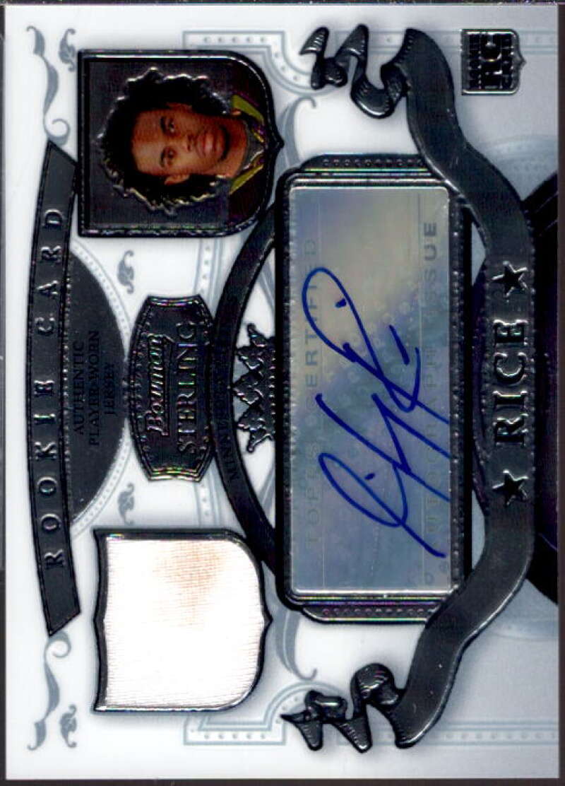 Sidney Rice JSY AU Card 2007 Bowman Sterling #BSRRA-SR  Image 1