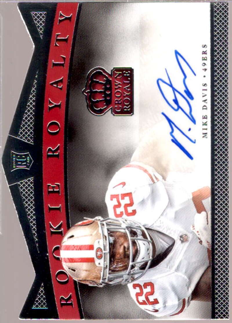 Mike Davis Card 2015 Crown Royale Rookie Royalty Signatures #RRSMD  Image 1