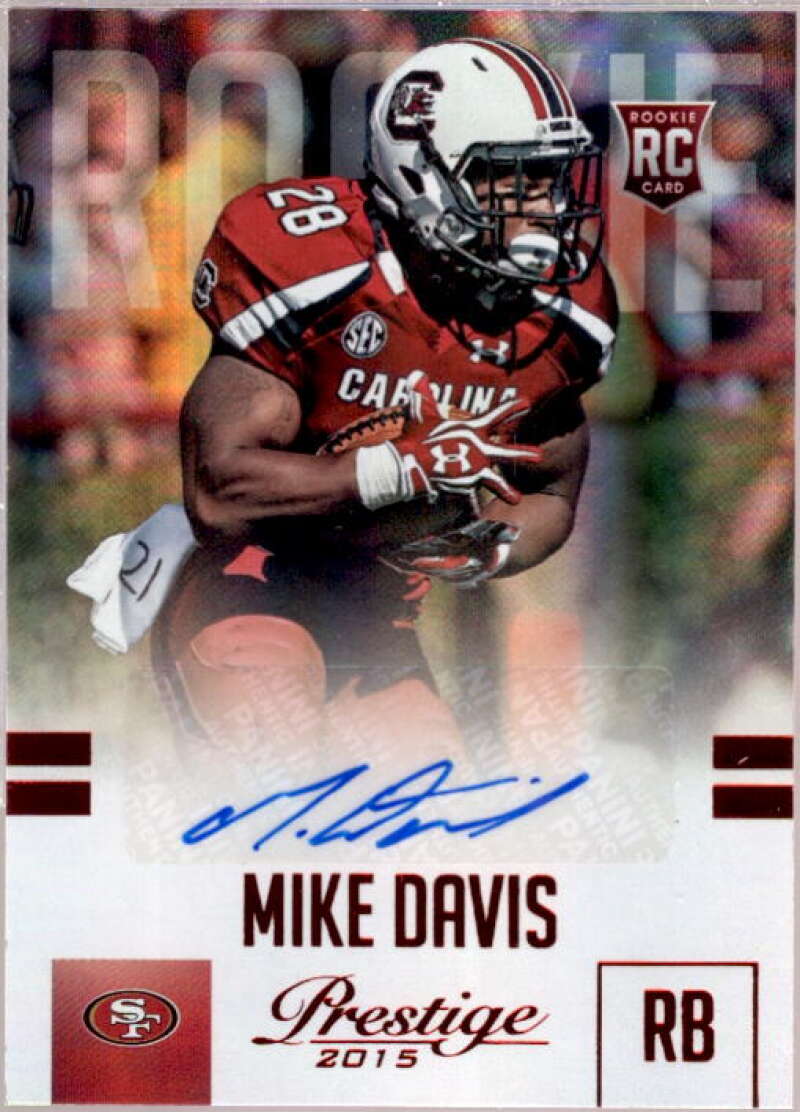 Mike Davis Card 2015 Prestige Rookie Autographs #271  Image 1