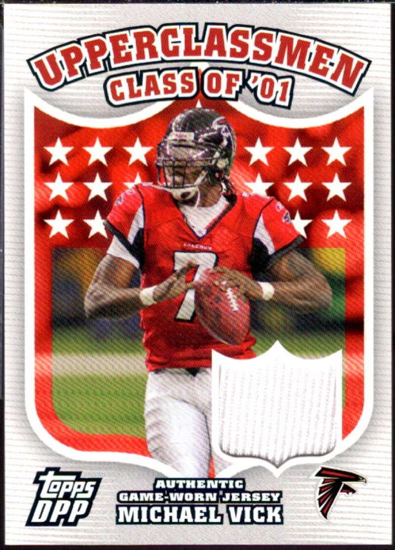 Michael Vick B 2007 Topps Draft Picks And Prospects Upperclassmen Jersey #MV  Image 1