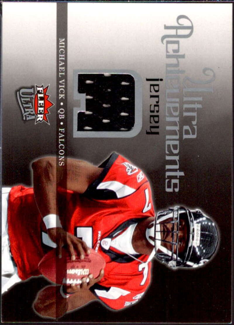 Michael Vick Card 2006 Ultra Achievements Jerseys #UAMV  Image 1