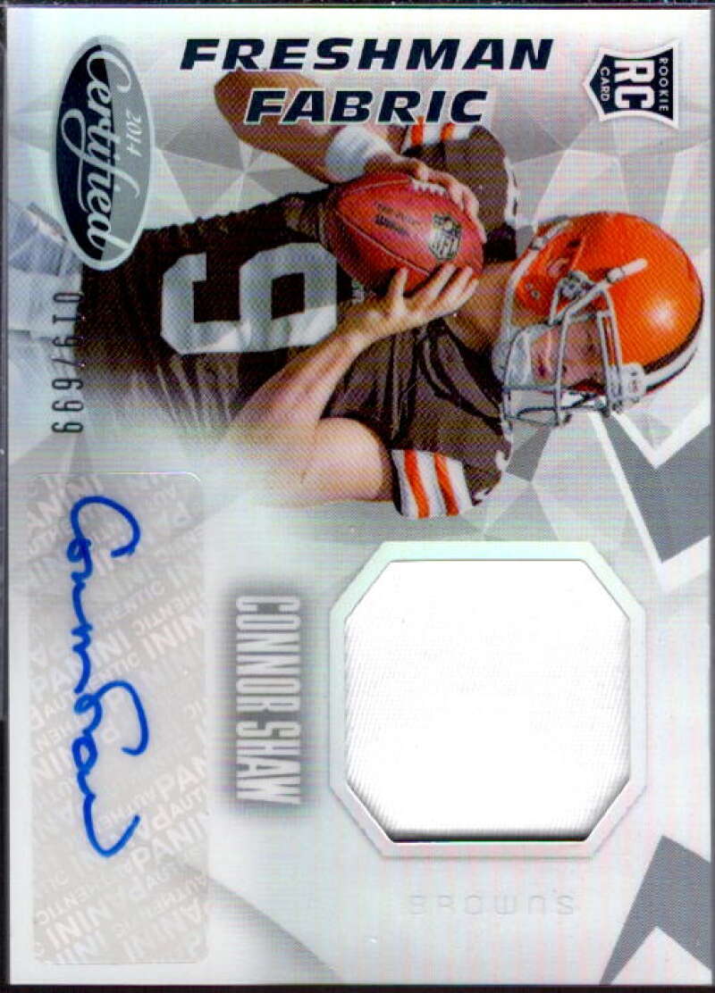 Connor Shaw JSY AU/699 RC Card 2014 Certified #213  Image 1