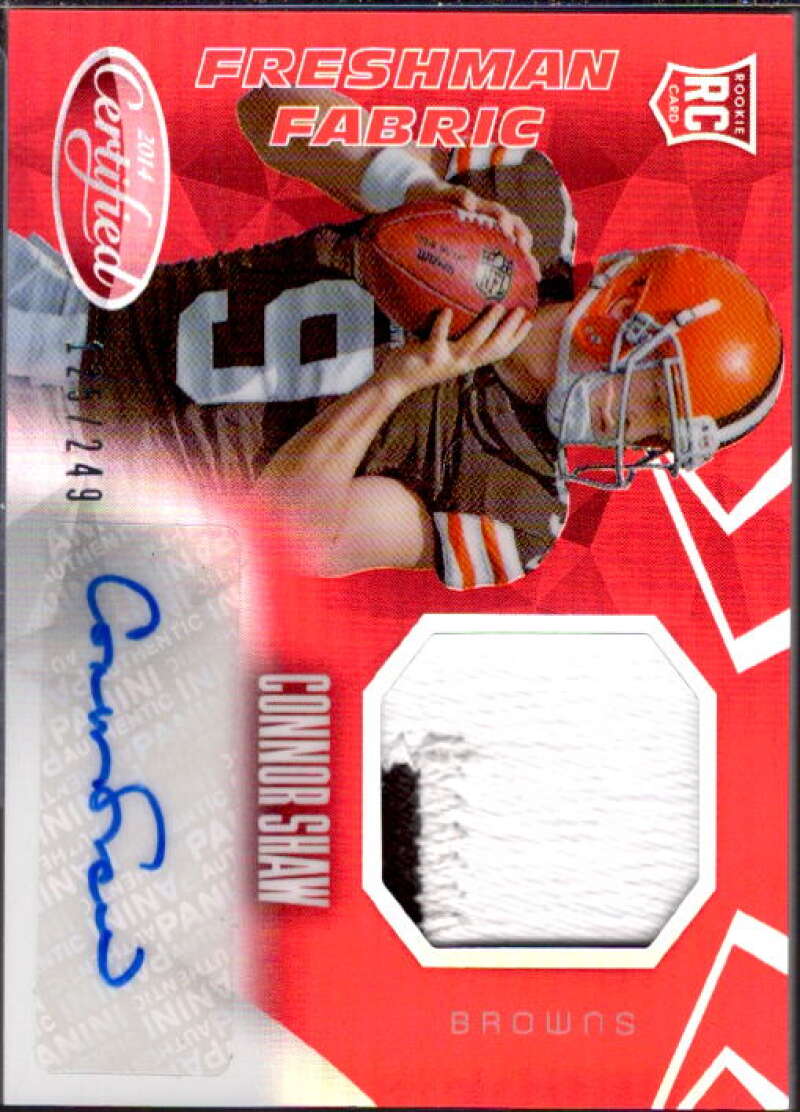 Connor Shaw JSY AU Card 2014 Certified Red #213  Image 1