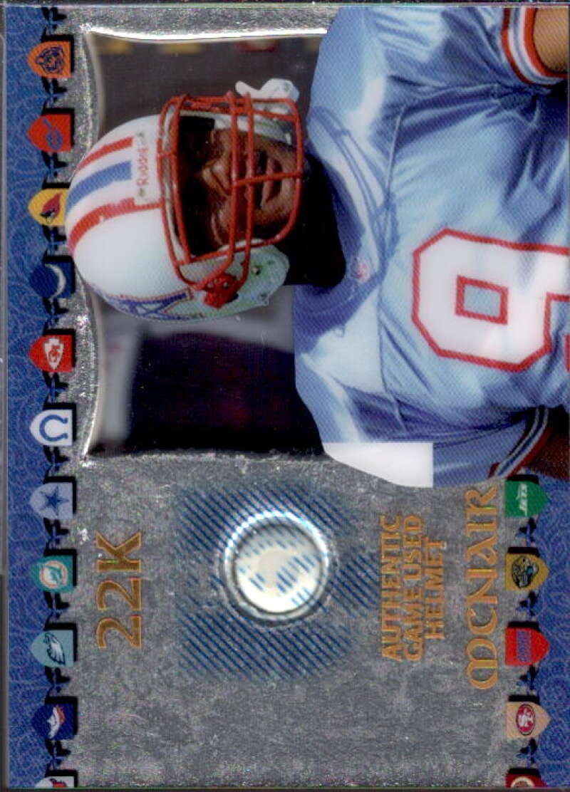 Steve McNair Card 1997 Excalibur Game Helmets #14  Image 1