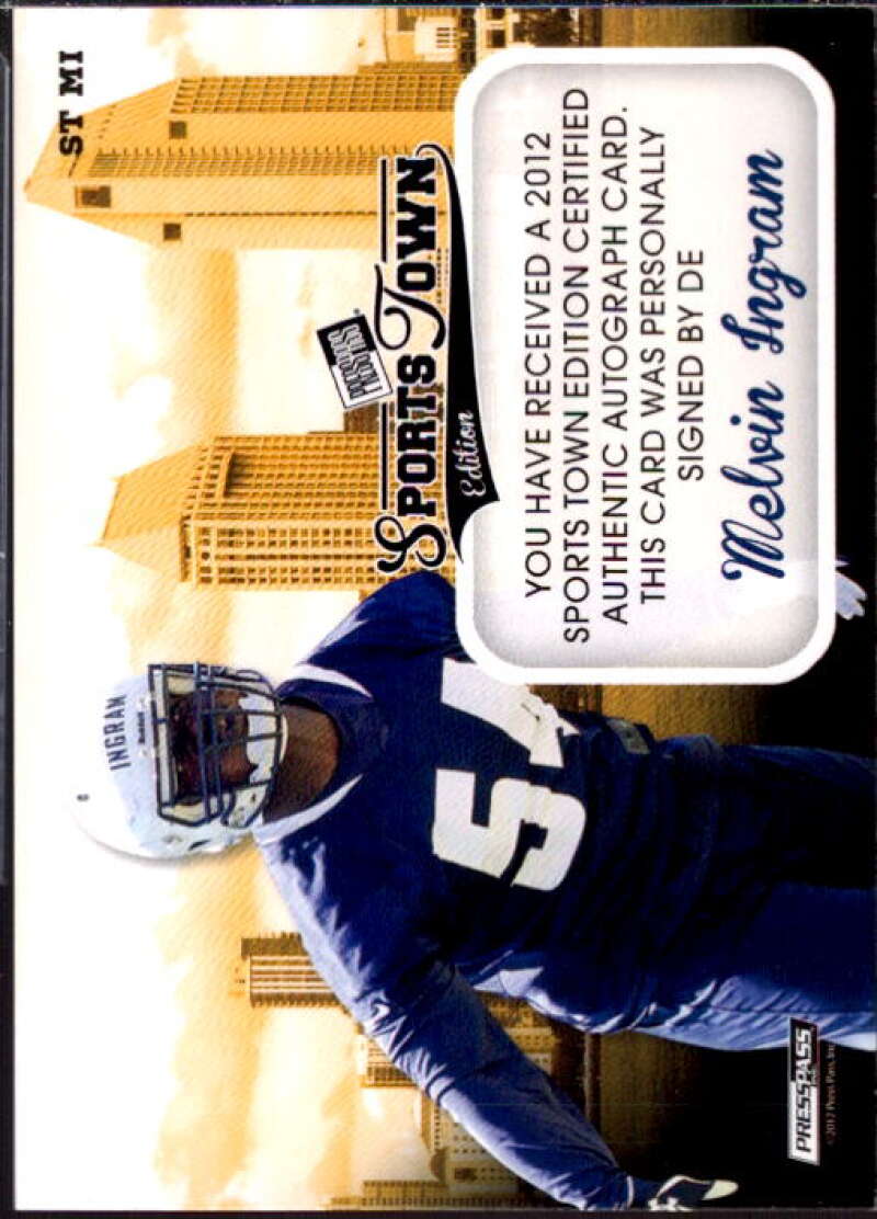 Melvin Ingram Card 2012 Press Pass SportsTown #STMI  Image 2