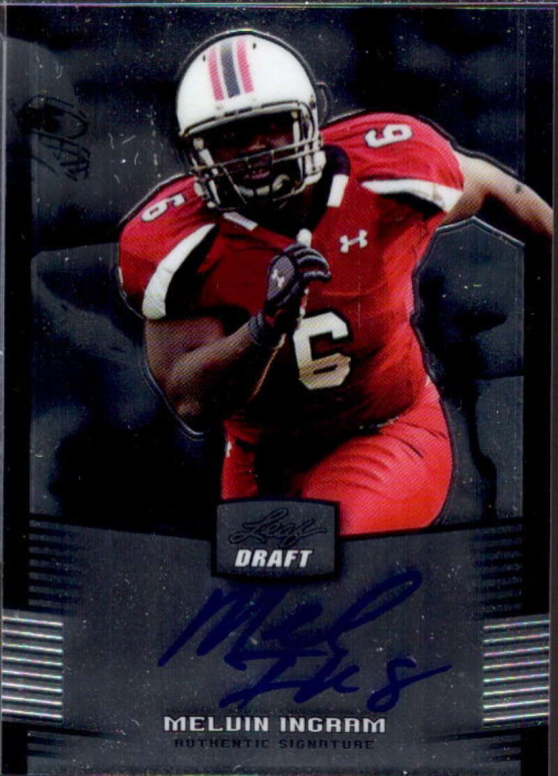 Melvin Ingram SP Card 2012 Leaf Draft Autographs Red #MI1  Image 1