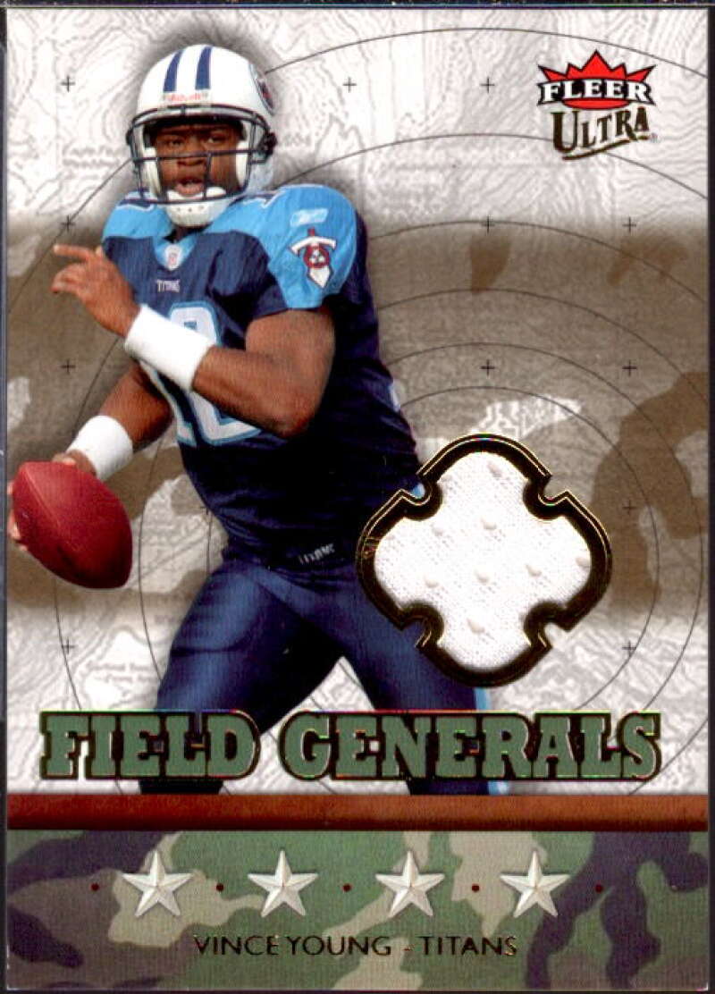 Vince Young Card 2007 Ultra Field Generals Jerseys #VY  Image 1