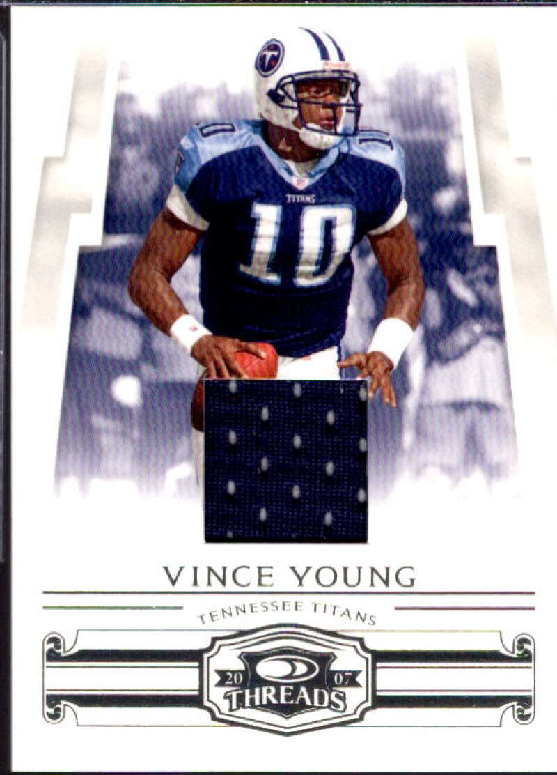 Vince Young Card 2007 Donruss Threads Jerseys #143  Image 1