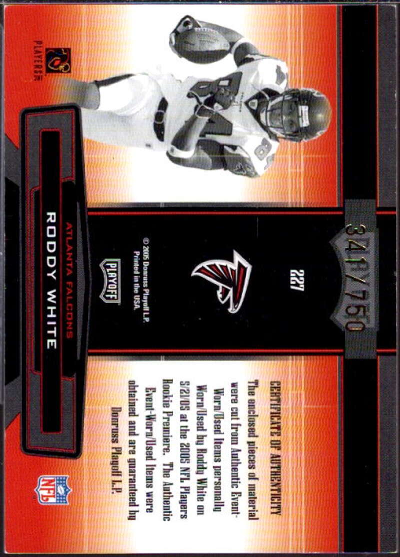 Roddy White RPM RC Card 2005 Absolute Memorabilia #227  Image 2