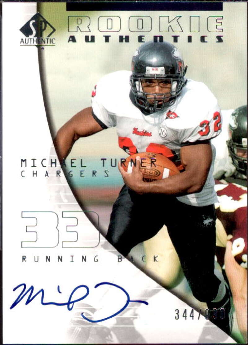 Michael Turner AU RC Card 2004 SP Authentic #160  Image 1