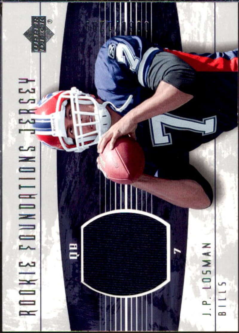 J.P. Losman JSY RC Card 2004 Upper Deck Foundations #255  Image 1