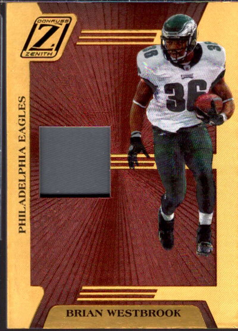 Brian Westbrook/50 Card 2005 Zenith Z-Jerseys Prime #72  Image 1