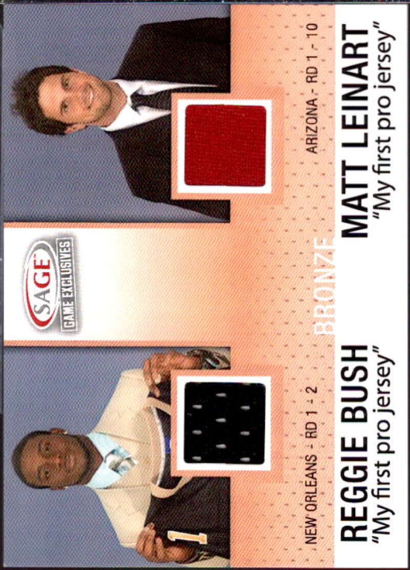 Reggie Bush NFL/Matt Leinart NFL 2006 SAGE Game Exclusive Jersey Combos #CG4  Image 1