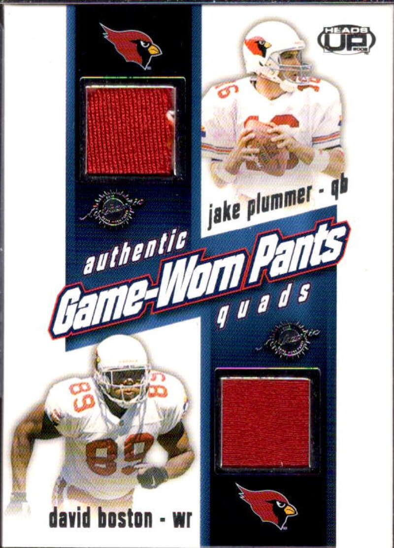 Jake Plummer Game-Used Jersey Football Card –