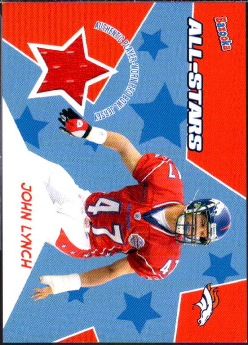 John Lynch Card 2005 Bazooka All-Stars Jerseys #BAJL  Image 1