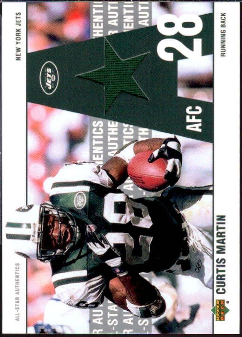 Curtis Martin Card 2002 UD Authentics All-Star Authentics #AACM  Image 1