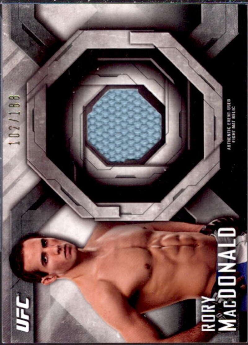 Rory MacDonald Card 2014 Topps UFC Knockout Fight Mat Relics #FMRM  Image 1