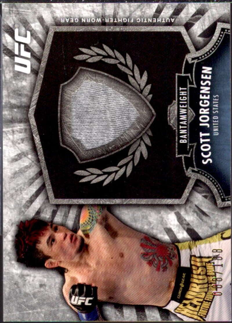 Scott Jorgensen Card 2012 Topps UFC Bloodlines Fighter Relics #FRSJ  Image 1