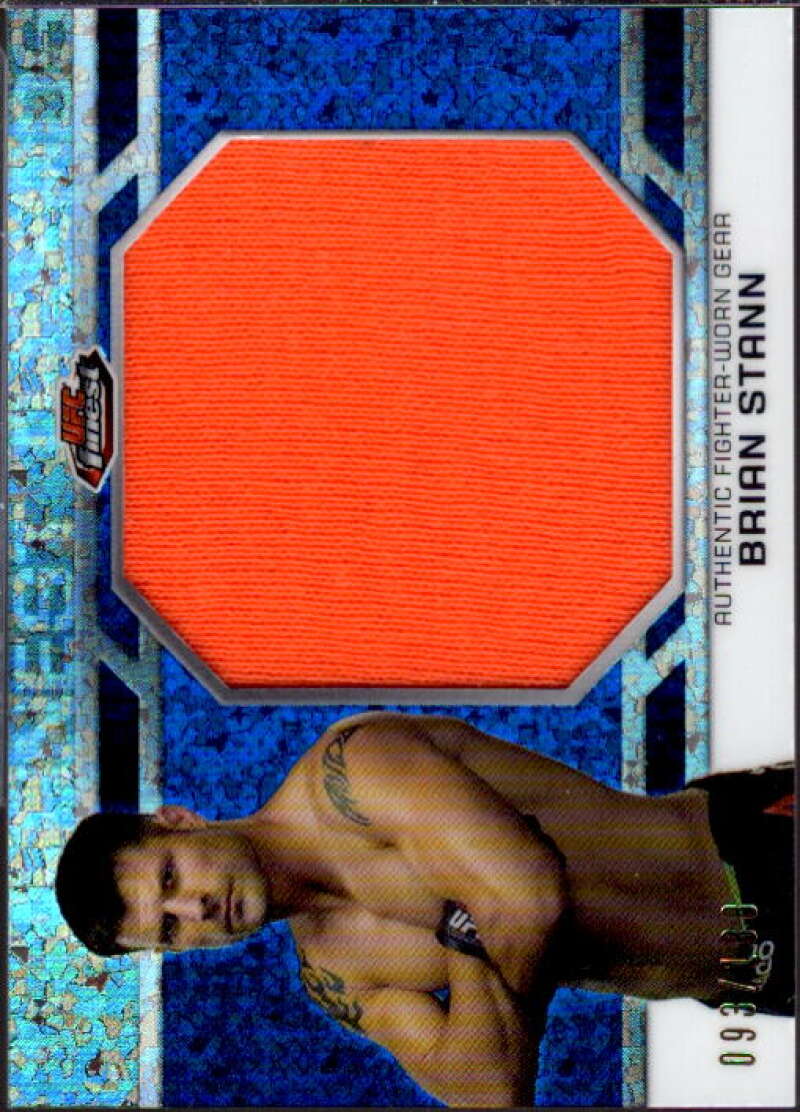 Brian Stann 2013 Finest UFC Finest Threads Jumbo Fighter Relics Ref Blue #JFTBS  Image 1