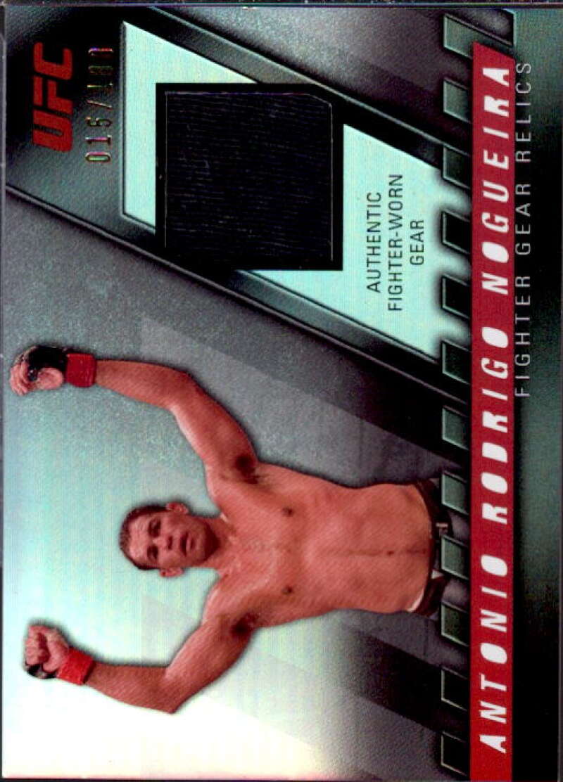 Antonio Rodrigo Nogueira Card 2010 Topps UFC Knockout Fighter Gear Relics #FGAG  Image 1