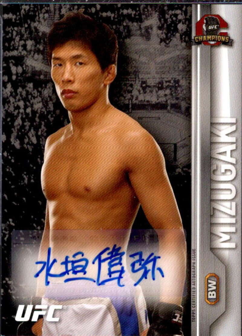 Takeya Mizugaki Card 2015 Topps UFC Champions Autographs #FATM  Image 1