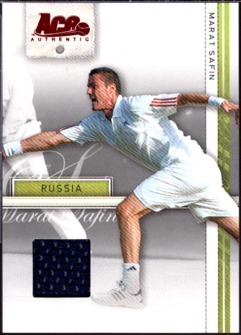 Marat Safin Card 2007 Ace Authentic Straight Sets Materials #22  Image 1