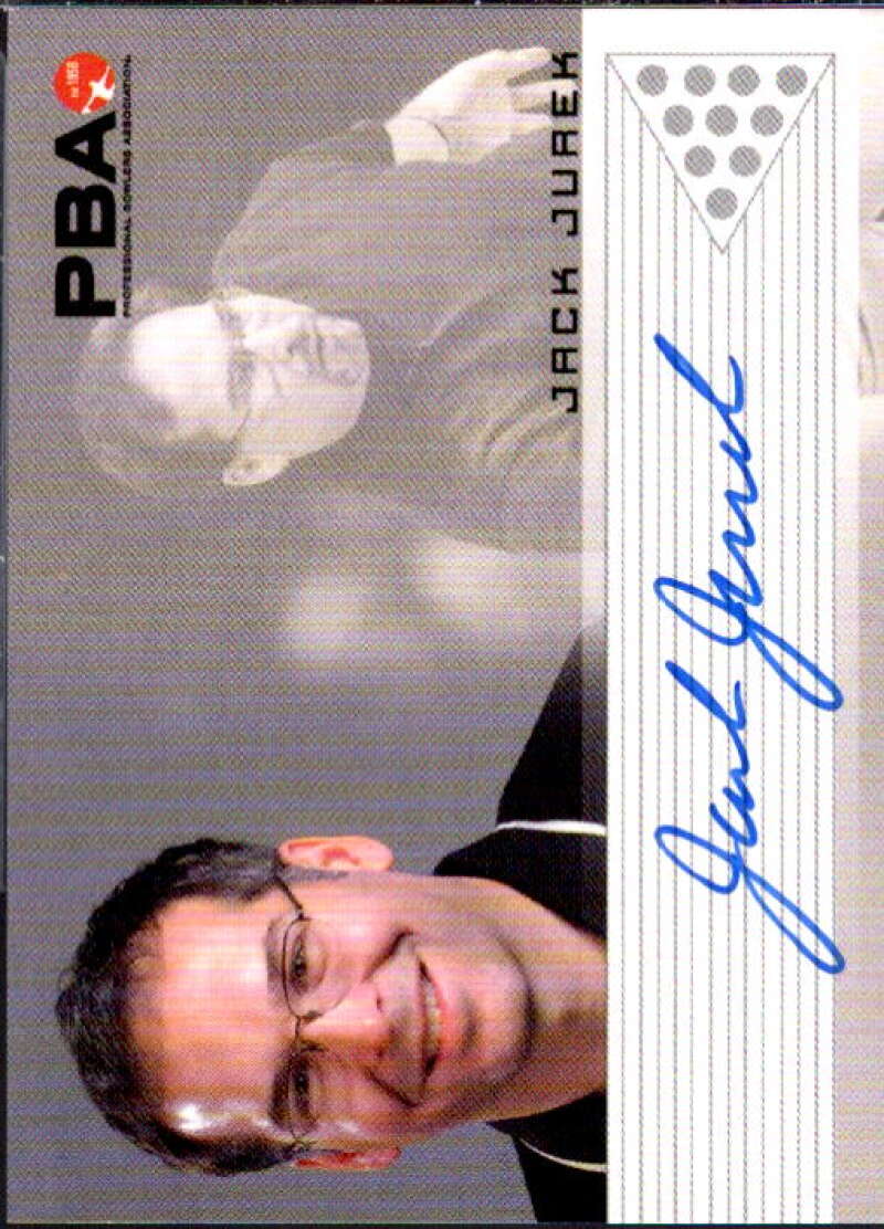 Jack Jurek Card 2008 Rittenhouse Heroes and Legends Bowling Autographs #8  Image 1