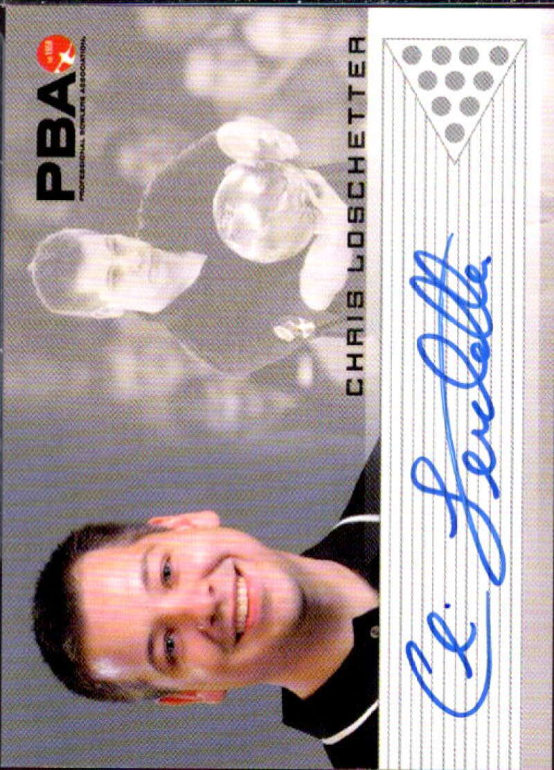 Chris Loschetter 2008 Rittenhouse Heroes and Legends Bowling Autographs #10  Image 1