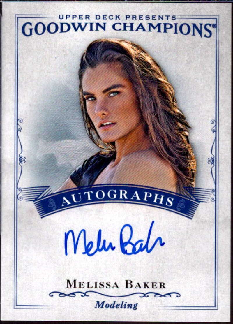 Melissa Baker Card 2016 Upper Deck Goodwin Champions Autographs #AMB  Image 1