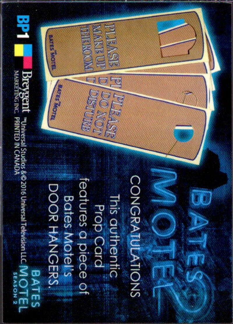 Door Hangers Card 2016 Bates Motel Season Two Props #BP1  Image 2