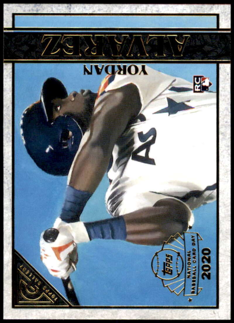 Yordan Alvarez Rookie card 2020 Topps Gallery National Baseball Card Day #GP9 Image 1